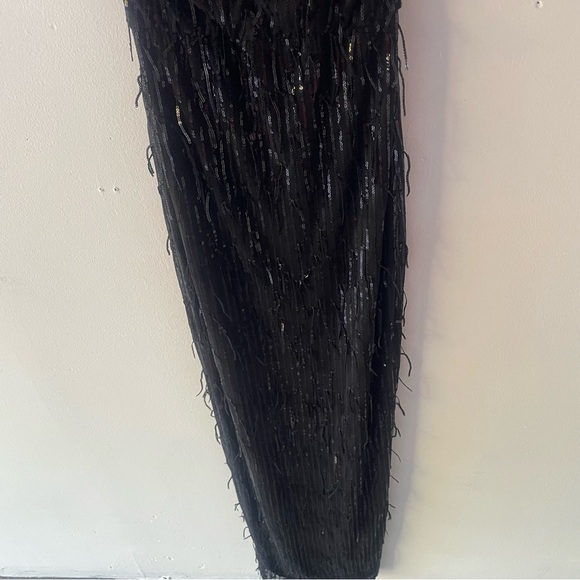 New! Nookie Karma Gown Black Strapless Sequin Evening Gown NWT 37644 - Picture 5 of 11